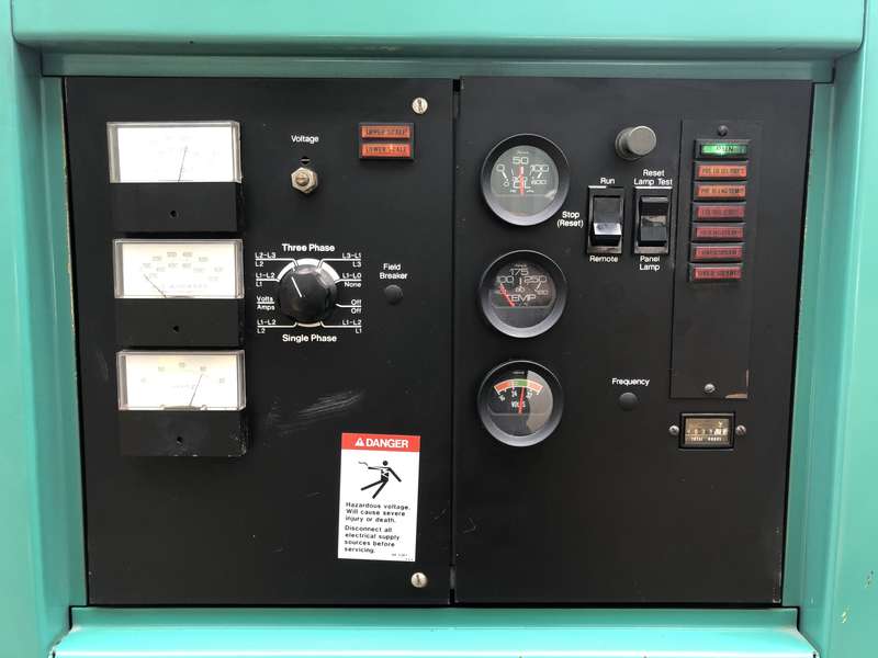 Used Cummins 275DFBF NT855-G6 Diesel Generator, 536 Hrs