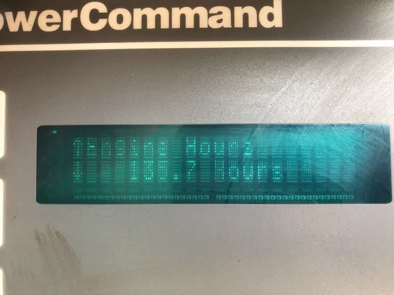 Used Cummins DGFA Diesel Generator, 135 Hrs