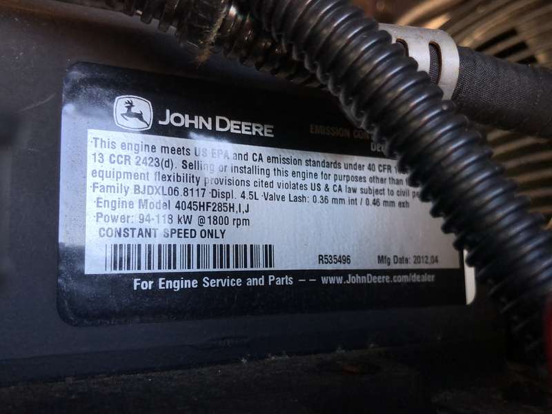 Used Doosan G90 Rental Grade Diesel Generator, 2419 Hrs, EPA Tier 3 Flex