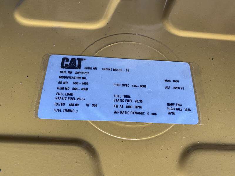 New Caterpillar C9 Diesel Generator 0 Hrs EPA Tier 3