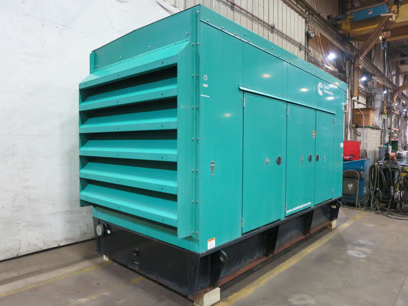 Used Cummins DFEG QSX15-G9 NR2 Diesel Generator, 491 Hrs EPA Tier 2