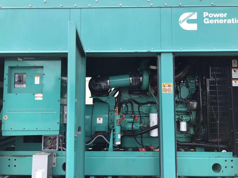 Used Cummins DFEG QSX15-G9 NR2 Diesel Generator, 491 Hrs EPA Tier 2