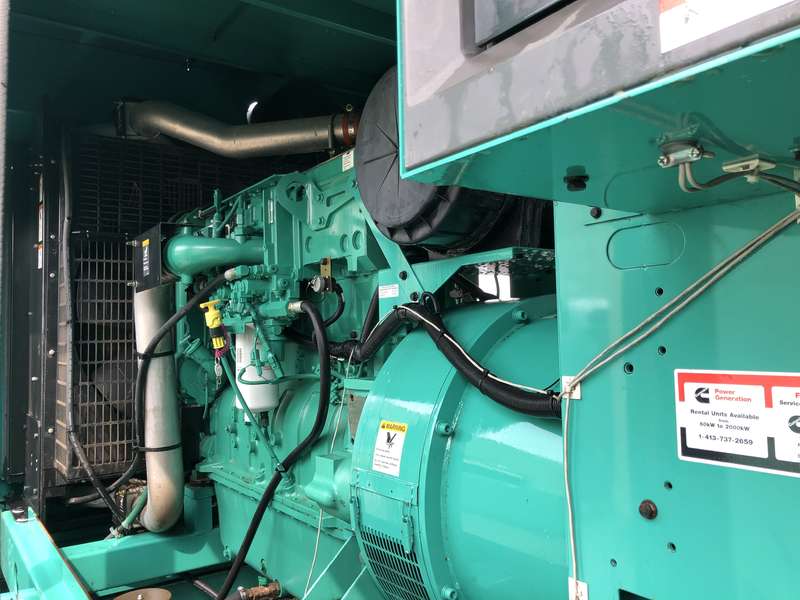 Used Cummins DFEG QSX15-G9 NR2 Diesel Generator, 491 Hrs EPA Tier 2