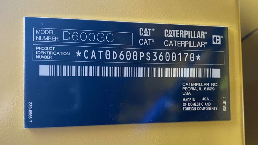 New Caterpillar C18 Diesel Generator 0Hrs EPA Tier2