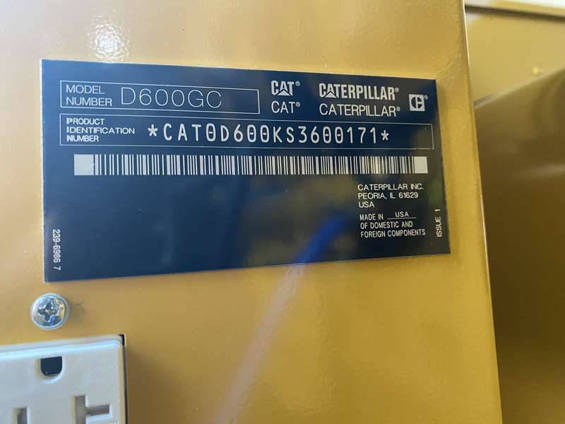 New Caterpillar C18 Diesel Generator 0 Hrs EPA Tier 2