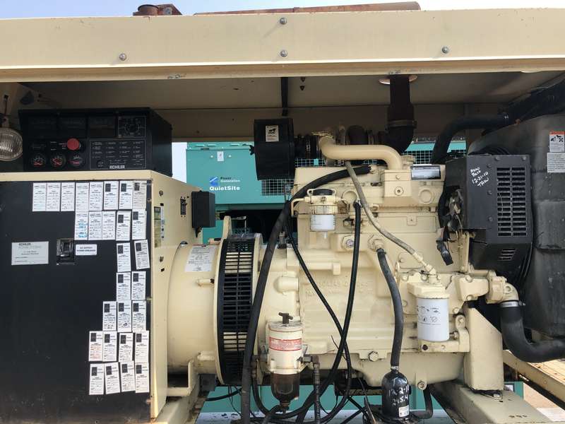 Used Kohler 80REOZJB Diesel Generator, 406 Hrs
