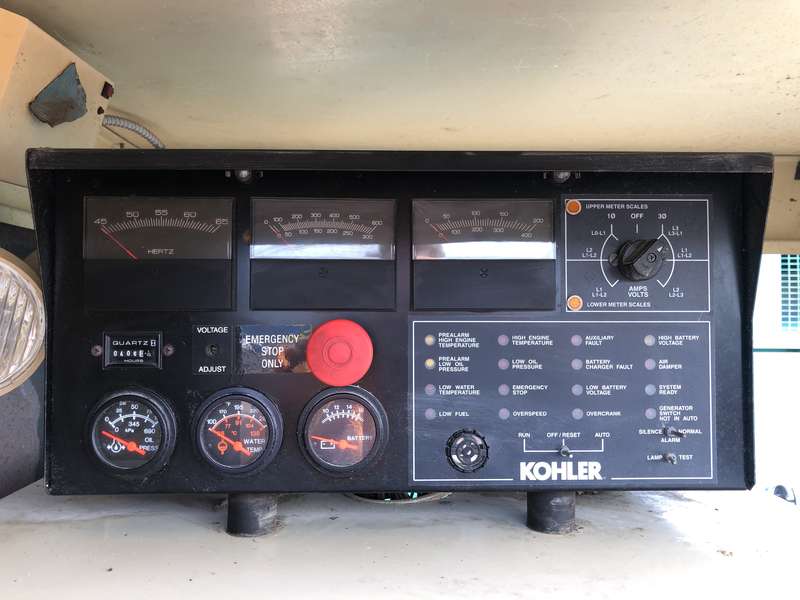 Used Kohler 80REOZJB Diesel Generator, 406 Hrs