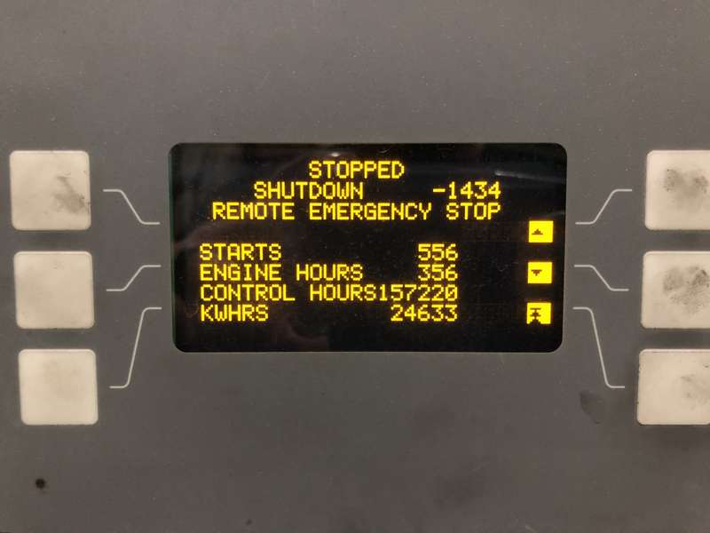 Cummins DFEK QSX15-G9  Diesel Generator, 356 Hrs