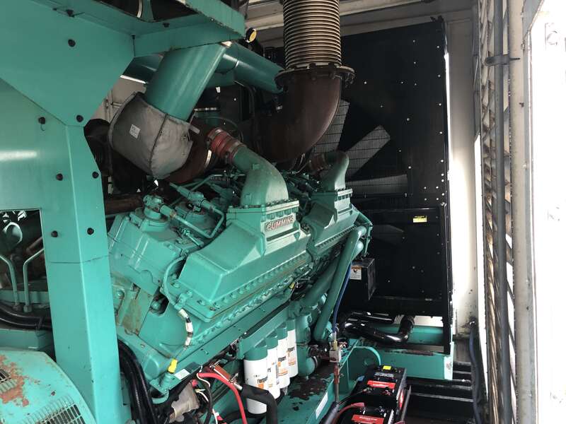 Used Cummins DQKAB QSK60-G6 Diesel Generator, 782 Hrs, EPA Tier 2