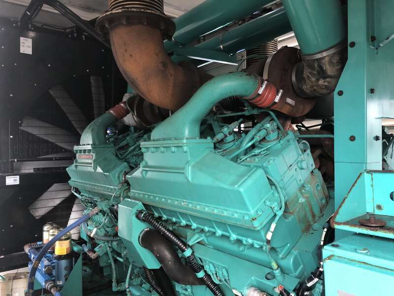 Used Cummins DQKAB QSK60-G6 Diesel Generator, 782 Hrs, EPA Tier 2