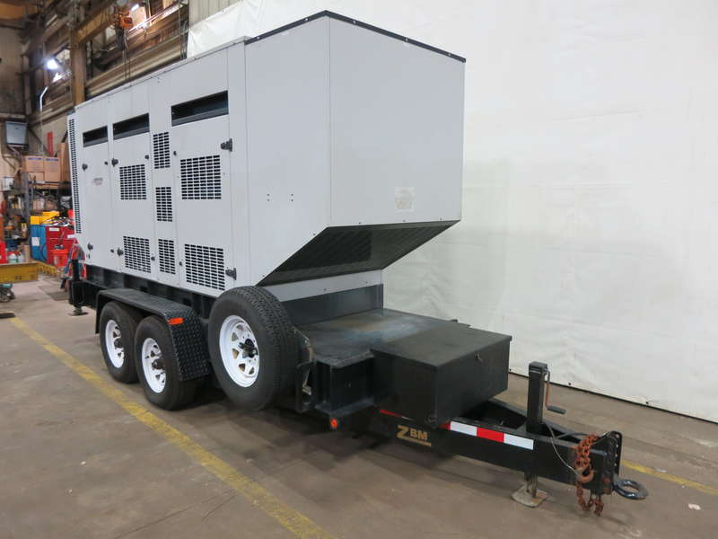 Used Gillette SPID-2500-3-2S Portable Trailered Diesel Generator, 2 Hrs, EPA Tier 3