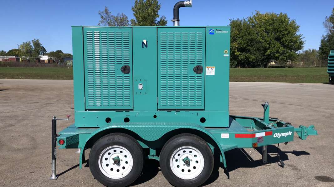 Used Cummins DGHE B3.3-G2 Portable Diesel Generator 320 Hrs