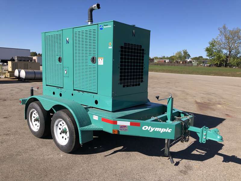 Used Cummins DGHE B3.3-G2 Portable Diesel Generator 320 Hrs