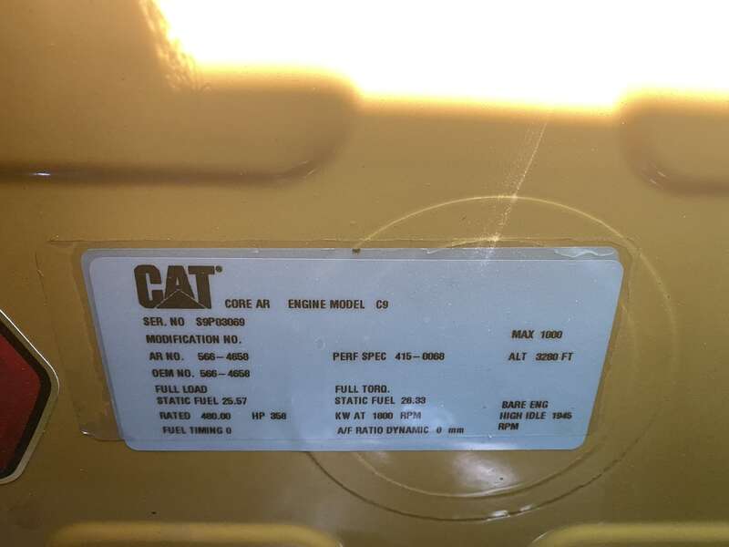 New Caterpillar C9 Diesel Generator 0 Hrs EPA Tier 3