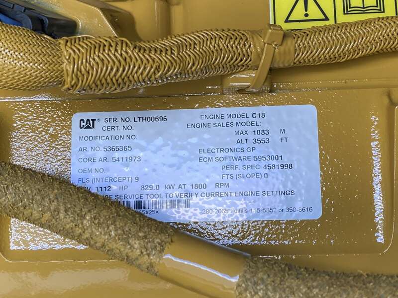 New Caterpillar C18 Diesel Generator 0 Hrs EPA Tier 2  