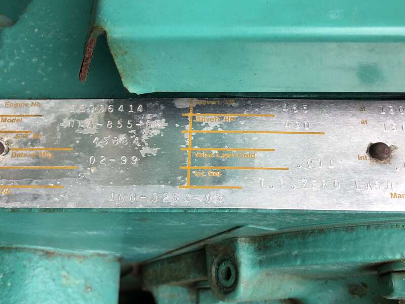 Used Cummins DFCB NTA-855-G2 Diesel Generator 276 Hrs