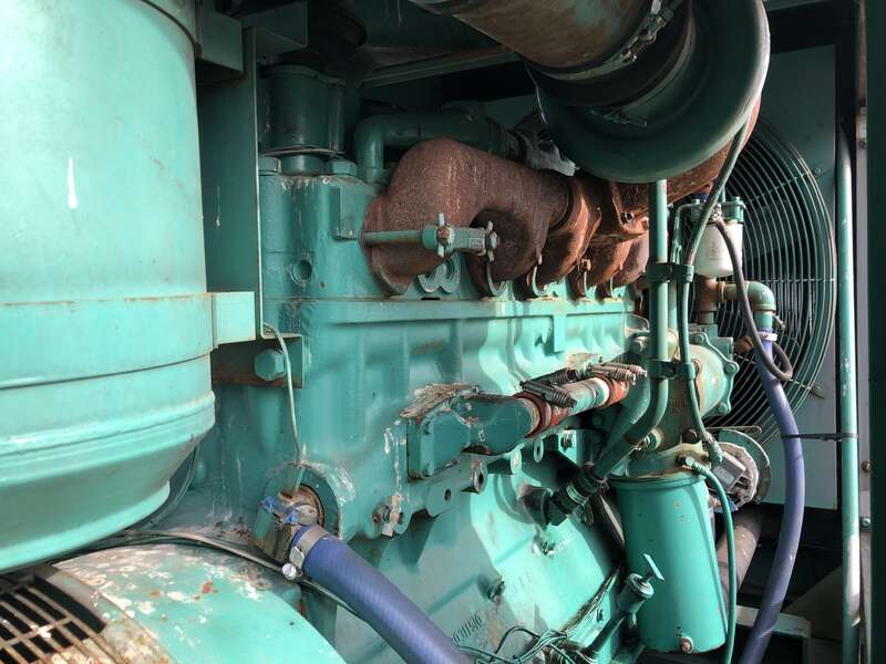Used Cummins 230 ODFP NT855G Diesel Generator, 667 Hrs