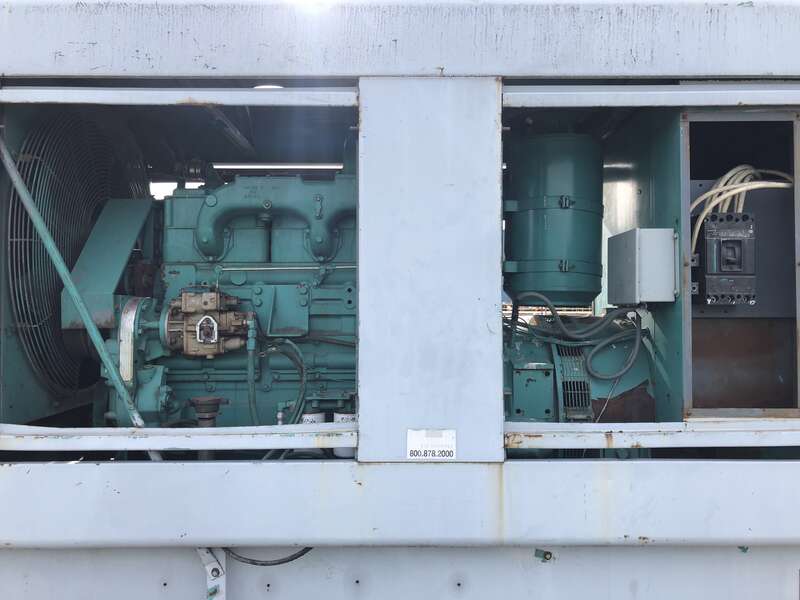 Used Cummins 230 ODFP NT855G Diesel Generator, 667 Hrs