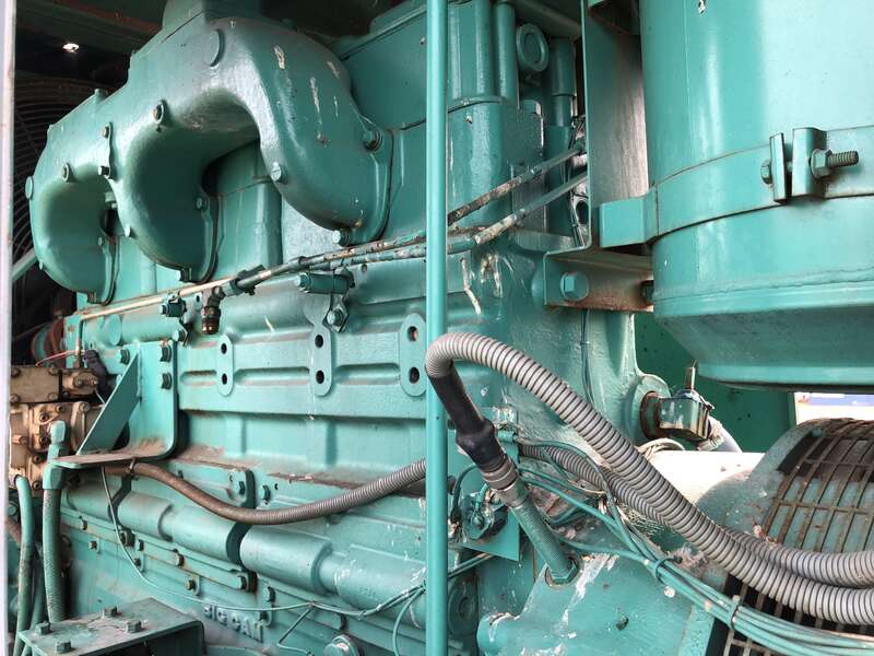 Used Cummins 230 ODFP NT855G Diesel Generator, 667 Hrs
