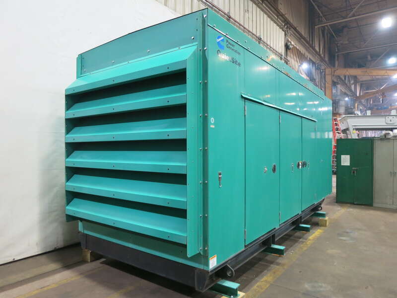 Used Cummins DFAC LTA10-G1 Diesel Generator, 541 Hrs