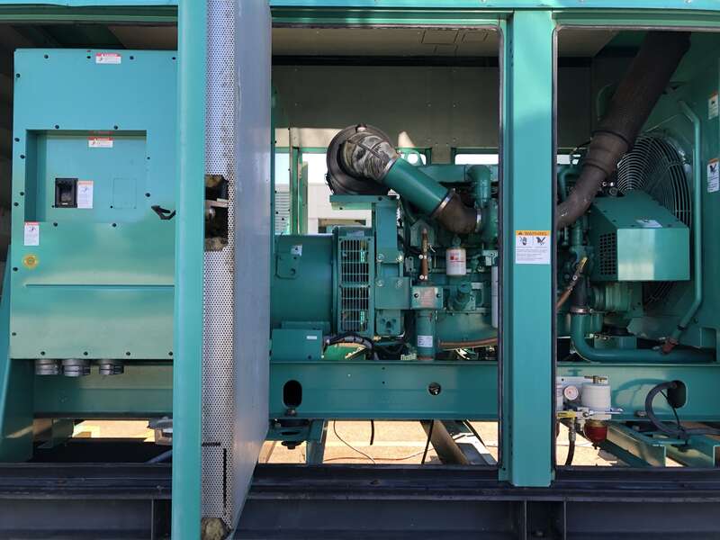 Used Cummins DFAC LTA10-G1 Diesel Generator, 541 Hrs