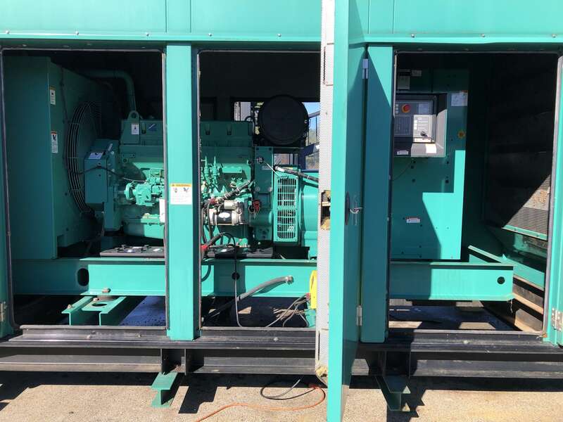 Used Cummins DFAC LTA10-G1 Diesel Generator, 541 Hrs