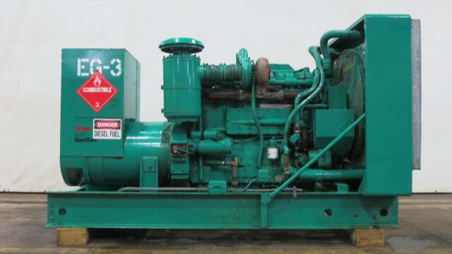 Used Cummins 350DFNL KTA19-G1 Diesel Generator, 24 Hrs