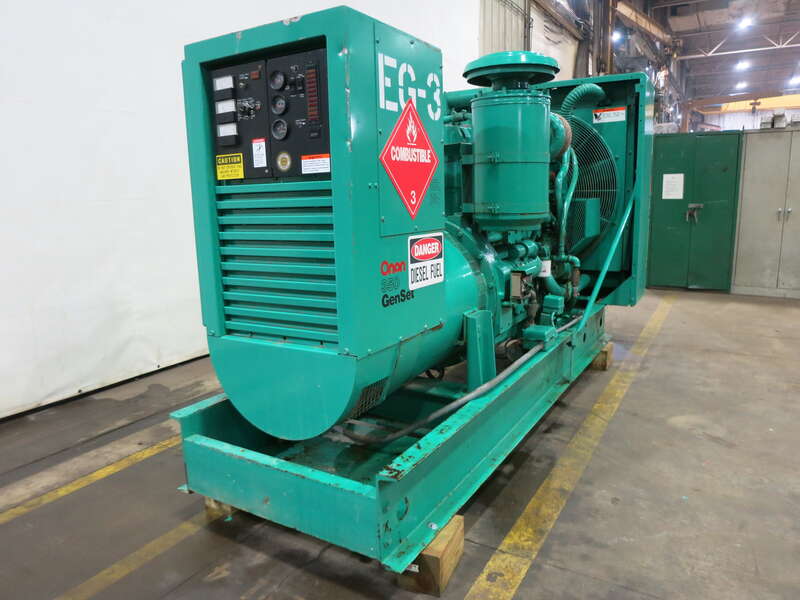 Used Cummins 350DFNL KTA19-G1 Diesel Generator, 24 Hrs