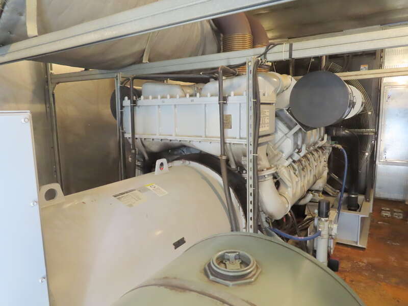 Used Kohler 1500DS4 12V4000 Diesel Generator, 295 Hrs 4160V