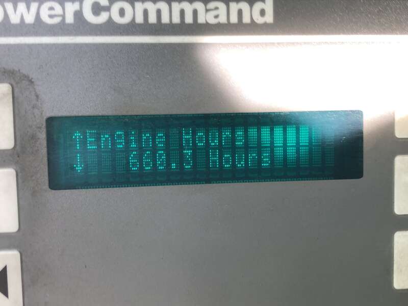 Cummins DFEK QSX15-G9 NR2 Diesel Generator, 660 Hrs, EPA Tier 2