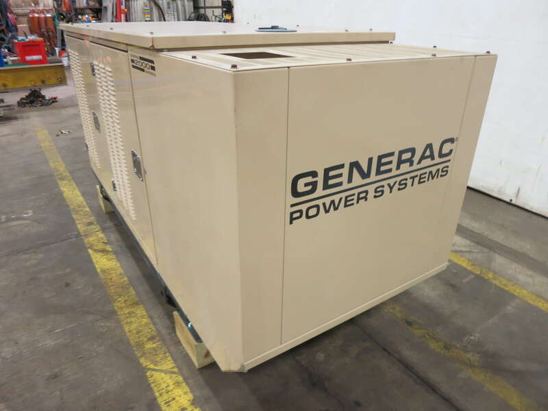 Used Generac SG40 Natural Gas / Propane Generator 151 Hrs Single