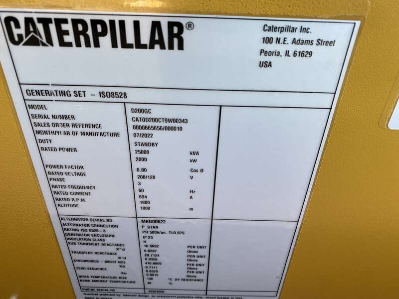 New Caterpillar C7.1 Diesel Generator 0 Hrs EPA Tier 3