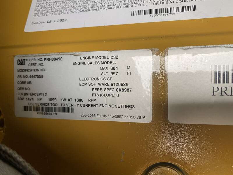 New Caterpillar C32 Diesel Generator 0 Hrs EPA Tier 2  