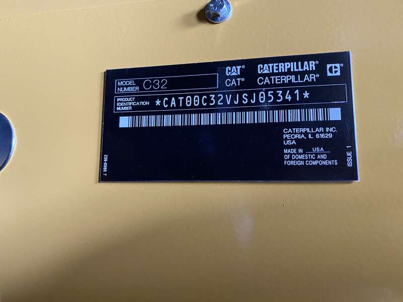 New Caterpillar C32 Diesel Generator 0 Hrs EPA Tier 2  
