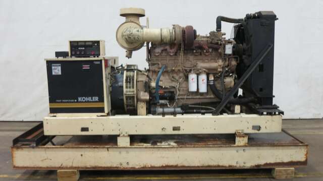 Used Kohler 300ROZ274 Cummins NTA855-G2  Diesel Generator, 582 Hrs