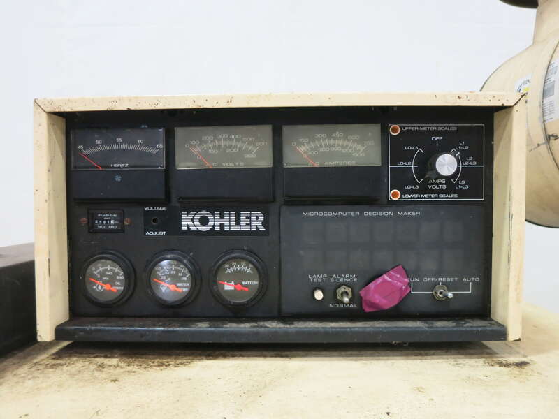 Used Kohler 300ROZ274 Cummins NTA855-G2  Diesel Generator, 582 Hrs