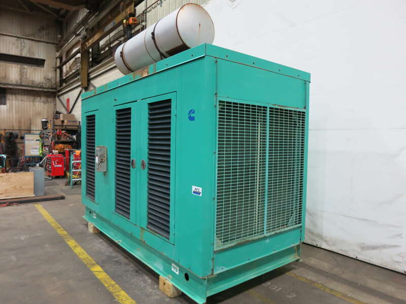 Used Cummins GTA19-G2 Natural Gas Generator, 443 Hrs