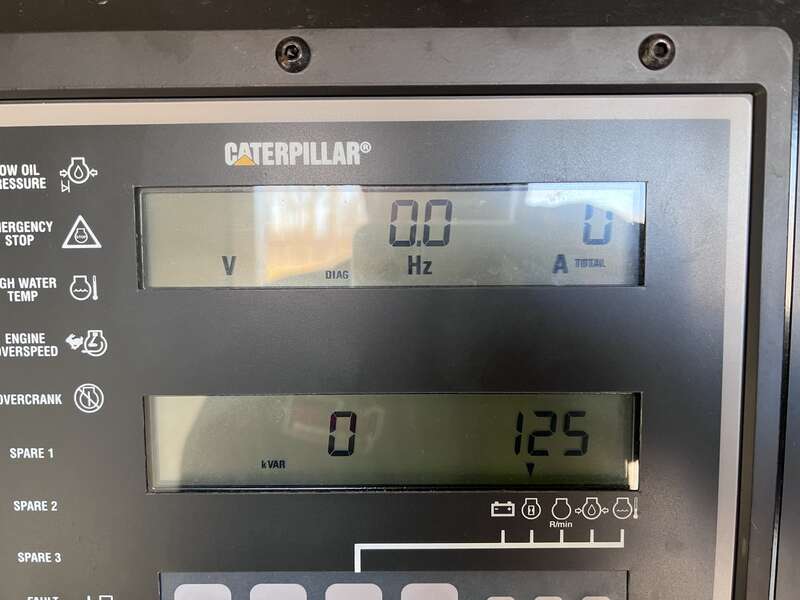 Used Caterpillar 3406 Diesel Generator, 125 Hrs