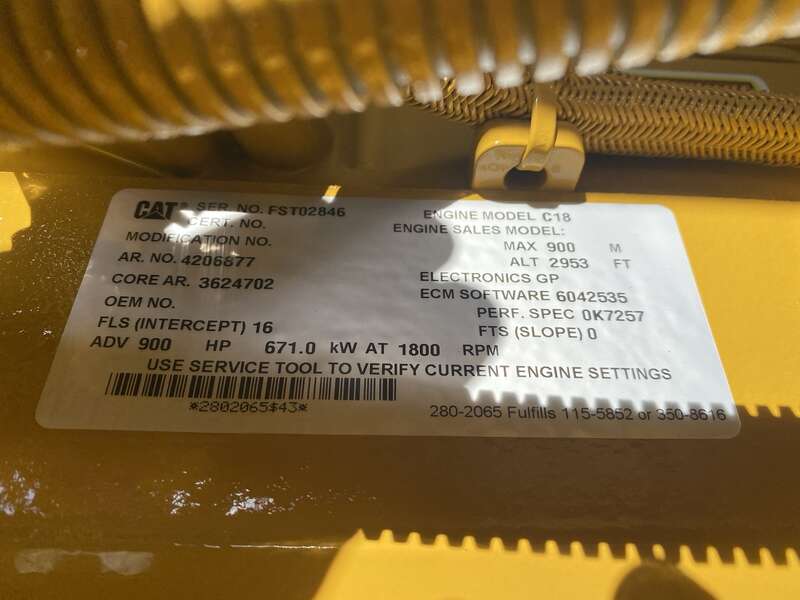 New Caterpillar C18 Diesel Generator 0 Hrs EPA Tier 2