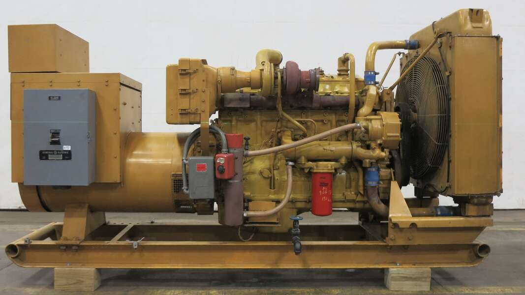 Used Caterpillar 3406 Diesel Generator, 621 hrs