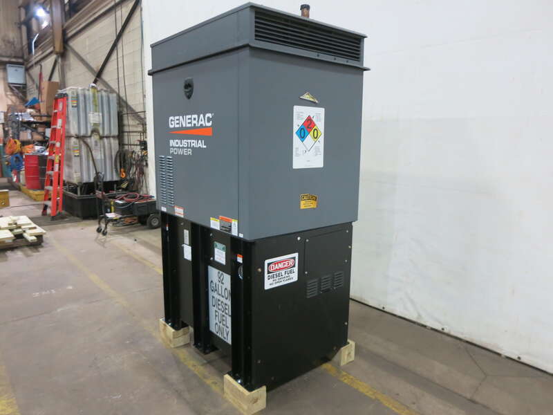 Used Generac G0070900 Mitsubishi 2.5L Diesel Generator, 72 Hrs, EPA Tier 3