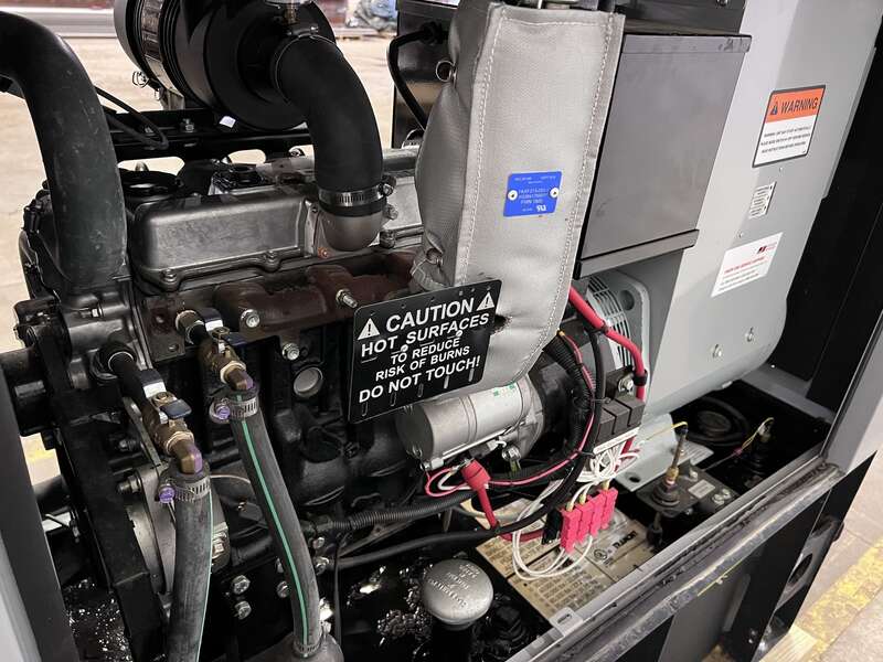 Used MTU DG04RZ055V1M00001 Isuzu 4LE1NYGV04 Diesel Generator, 62 Hrs, EPA Tier 3