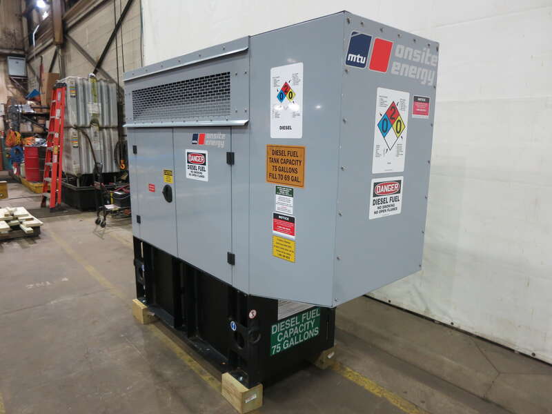 Used MTU DG04RZ055V1M00001 Isuzu 4LE1NYGV04 Diesel Generator, 74 Hrs, EPA Tier 3