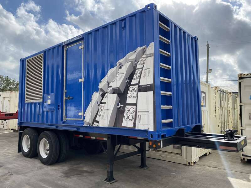 Used Cummins C500D6RG Rental Grade Diesel Generator 2835 Hrs EPA Tier 2