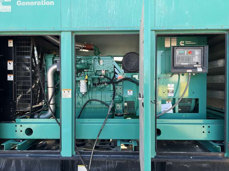 Cummins DFEK QSX15-G9 NR2 Diesel Generator, 374 Hrs, EPA Tier 2