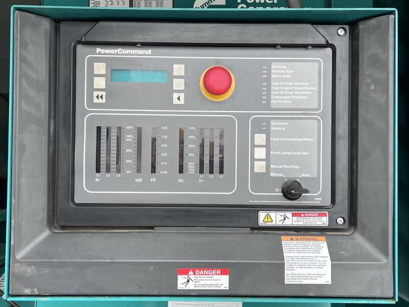 Used Cummins DQDAA QSL9-G3 NR3 Diesel Generator, 166 Hrs, EPA Tier 3