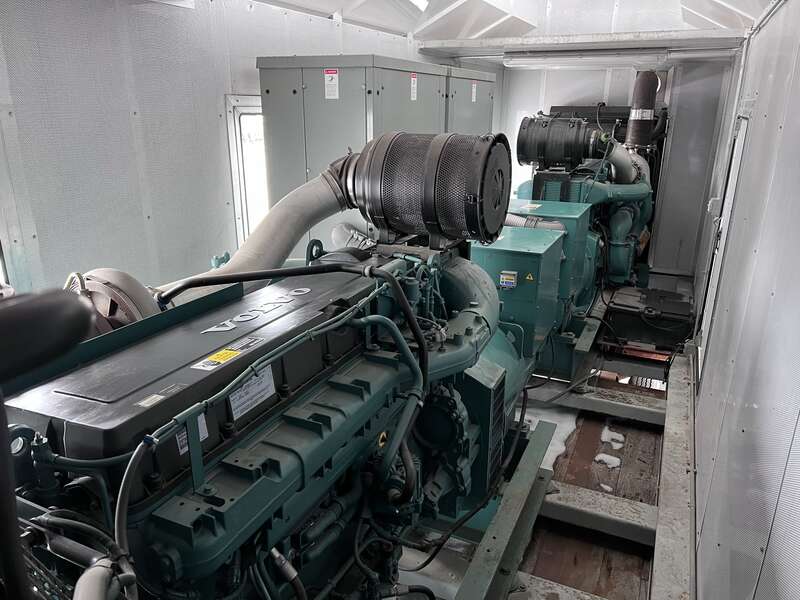Used Volvo Penta TAD1643GE Diesel Generator, 254 Hrs and 255 Hrs, EPA Tier 2