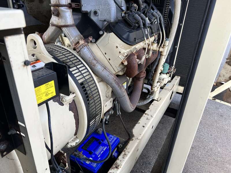 Used Kohler 100RZG Natural Gas / Propane Generator, 546 Hrs