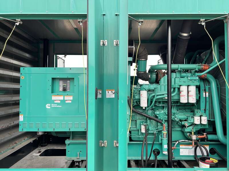 Used Cummins DQFAB QST30-G5 Diesel Generator, 59 Hrs, EPA Tier 2