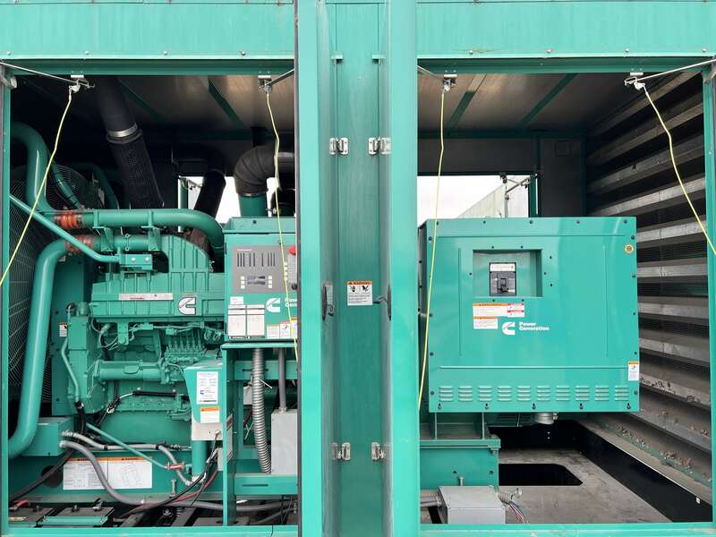 Used Cummins DQFAB QST30-G5 Diesel Generator, 59 Hrs, EPA Tier 2